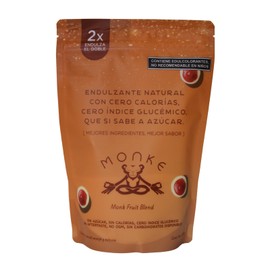Endulzante natural | Fruta del Monje | Stevia | Eritritol | 0 Índice Glucémico | 0 Calorías | Keto | Saludable | 300g | Alimentación - Monke - Endulzante natural de Fruta del Monje, Stevia y Eritritol, 0 Índice Glucémico & 0 Calorías, Keto, 300g