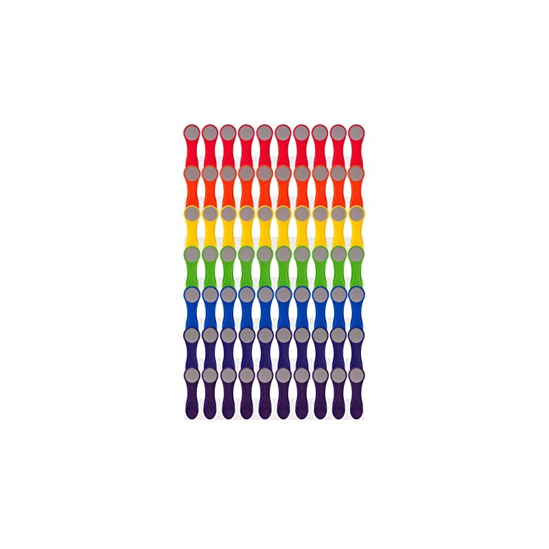 trendfinding 70 rainbow clothes pegs colourful with stainless steel springs
