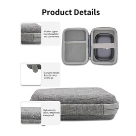 Case Compatible with Cillso H97 Wireless Earbuds, Travel Carrying Bag with Cable Storage - Waterproof, Scratch-Proof & Oil-Resistant