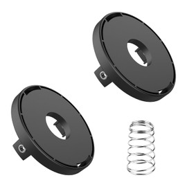 XIJIANG 2 x spool cover, with grass trimmer spring, compatible with Einhell cordless lawn trimmer Power X-Change, Einhell GE-CT 36/30, Einhell GE-cm 36/43, Einhell GE-cm 43 Li M, AGILLO 36/255, AGILLO