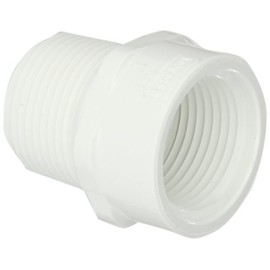 Spears 434 Series PVC Pipe Fitting, Riser Extension Adapter, Schedule 40, 1" NPT Female