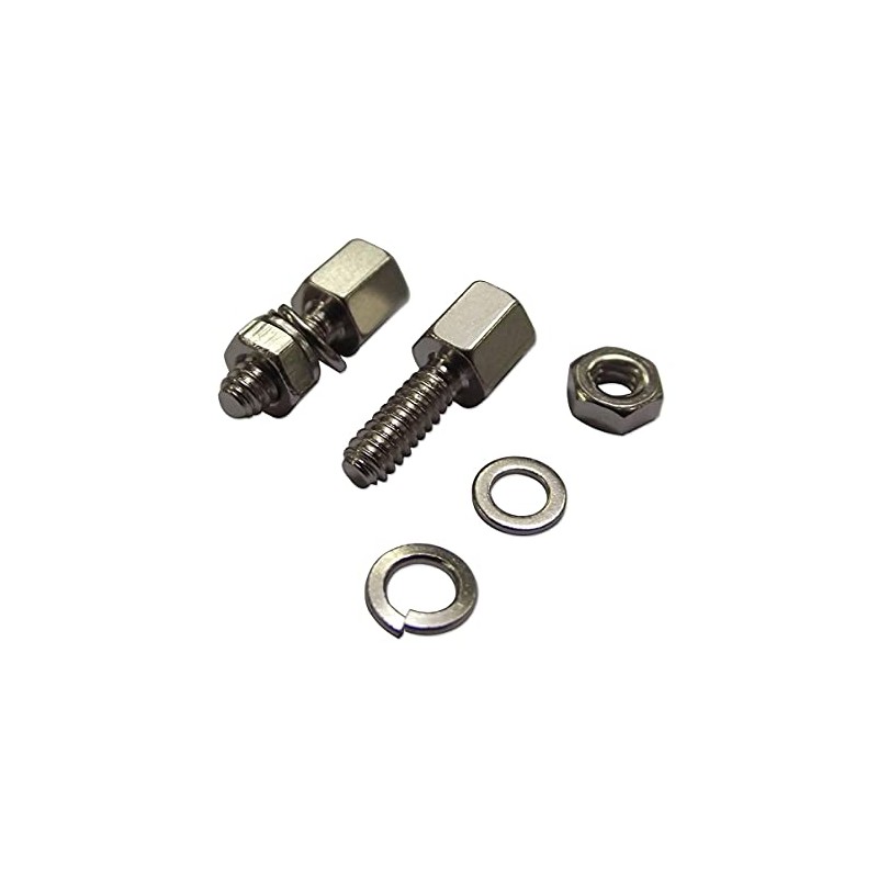 SCREWLOCK, 19.3MM 4-40UNC 1.9MM NUT | Components D SUB SCREWLOCKS/SLIDELOCKS