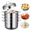 Vevor Olla De Vapor 5 Niveles Vapor De Alimentos Calefacción