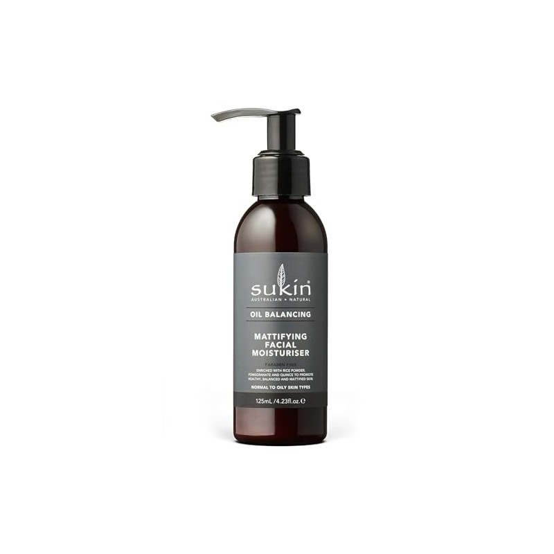 Sukin Oil Balancing Mattifying Facial Moisturiser 125ml