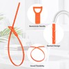 Forlivese 25 Inch Drain Snake,Drain Clog Remover,Sink Snake for Sewer