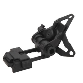 Night Vision Helmet Mount, Metal Arm Tactical Goggles Helmet Mount with Nylon NVG, Night Vision Binoculars Frame Bracket Holder Accessories for PVS15, PVS18, GPNVG18 (Black)