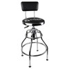 Olympia Tools 82-738 Adjustable Hydraulic Work Stool, Black