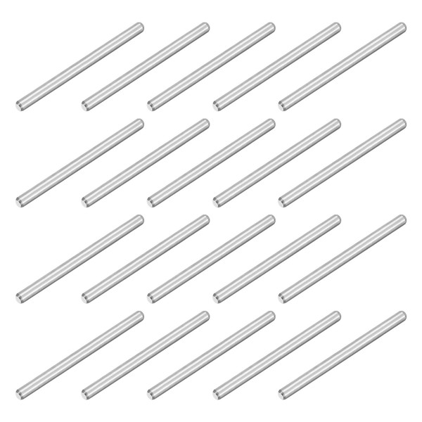 uxcell 80Pcs M1.5 x 20mm 304 Stainless Steel Dowel Pin,