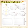 Baderke 4 Pcs Buffet Risers with Cupcake Stand Holder Serving