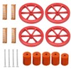 Super Print Heatbed Leveling Kit, 4PCS Hand Twist Leveling Nut,4PCS