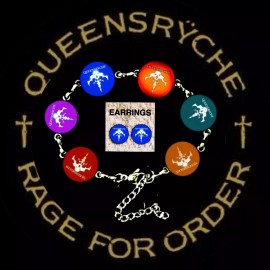 QUEENSRYCHE SILENCE LUCIDITY SIX IMAGES EXCLUSIVE BRACELETEARRI