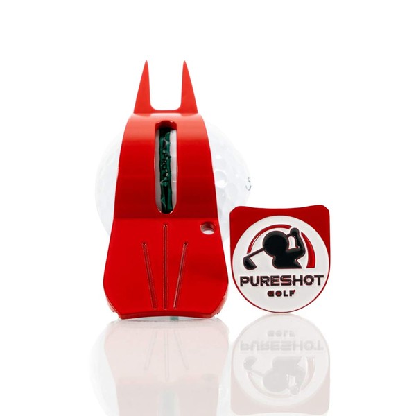 5-in-1 Golf Divot Repair Tool | Golf Ball Line Stencil