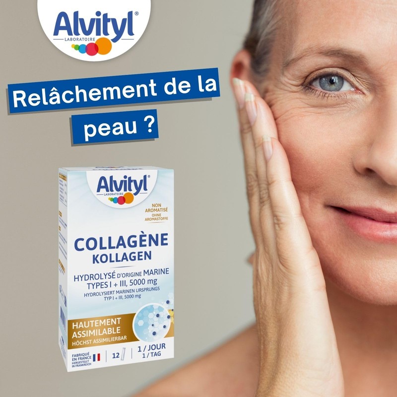 Alvityl Collagen 5000 mg, hydrolyzed, marine origin, type I and