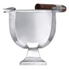 Stinky Cigar Ashtrays Box Pressed Ashtray, Brushed Silver