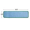 CleanAide Twist Yarn Microfiber Flat Mop Pad with Scrub Strips