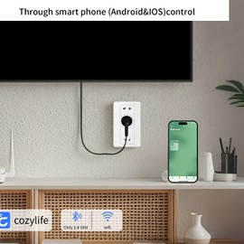DOITING Smart Plug,Smart WiFi Outlet with Remote Control & Timer Function-Works with Alexa, Google Home & Wireless 2.4GHz Network,Smart Socket for Easy Home Automation, Energy Saving