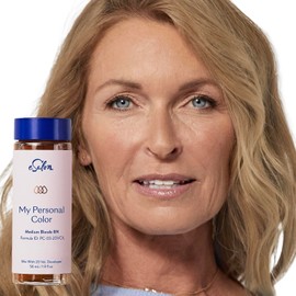 eSalon Permanent Hair Color & Hair Dye Complete Kit- Medium Blonde - Personal Colorist Kit for Up To 100% Gray Coverage for All Hair Types - Professional-Grade Ammonia-Free Hair Dye