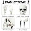 5Pcs Halloween Skeleton Decorations Groundbreaker Yard Stakes Lawn Garden