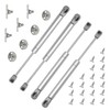Forhandy Pack of 4 Gas Spring 60N/6 kg Gas Pressure