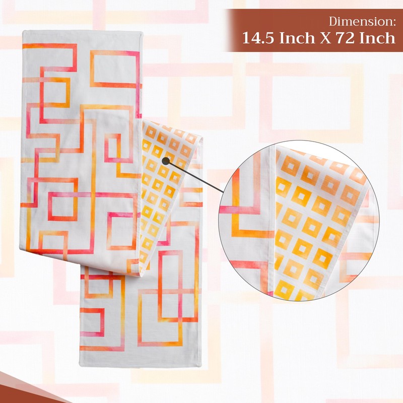 Maison d'Hermine Table runner 100% Cotton Double Layer Table Runners