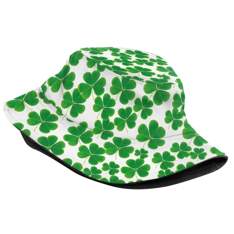 St. Patrick's Day Cute Lucky Green Shamrock Bucket Hats Fashion