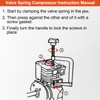 Bedalio 23300 Small Engine Valve Spring Compressor,Two Jaw Sizes-23360 Large