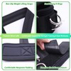 J Bryant Non-Slip Weight Lifting Straps with Double D Rings