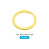 METALLIXITY Split Keychain Rings (30mm/1.2inch) 8 Pcs, Round Flat Key