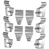TEHAUX 20pcs Vinyl Siding Hooks Easy Install No- for Outdoor