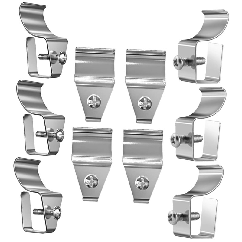 TEHAUX 20pcs Vinyl Siding Hooks Easy Install No- for Outdoor