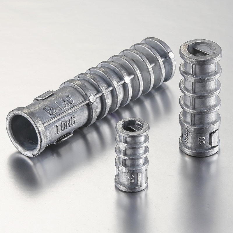 Wensilon(100pcs) 1/4 * 1 Lag Shield Anchor Long Zinc Alloy