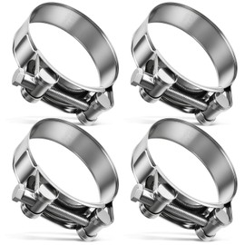 Joint Bolt Clamp Stainless Steel 17-161 mm Joint Bolt Clamp Hose Clamps Clamping Jaw Clamps Motorcycle Exhaust Clamps Joint Bolt Clamp Stainless Steel 304 (64-67 mm)
