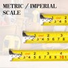 Steel Tape Measure Body 33 Ft Metric/Imperial Self Centering Mini
