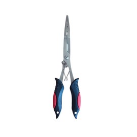 9 inches Fishing Pliers Stainless Steel Fish Hook Remover, Fishing Accessories Sea Fishing Multi Tools for Men Dad Gift Red