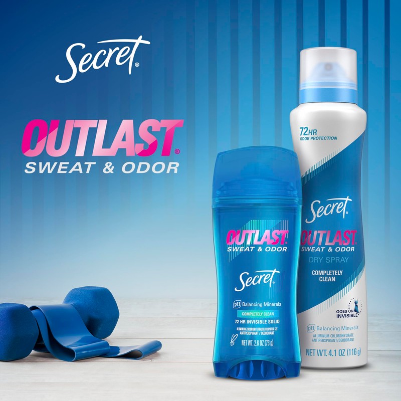 Secret Outlast Clear Gel Antiperspirant Deodorant for Women, Protecting Powder