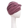 CAREBELL Chemotherapy Turban Elegance Malva Gold Bamboo for Hair Loss