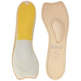 Bama Unisex Bama Brillant 3/4 lædersål Einlegesohle, Beige, 36 EU