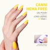 CANNI CANNI Yellow Gel Nail Polish, 1Pcs Yellow Gel Polish