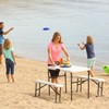 Lifetime 80373 Portable Folding Camping RV Picnic Table and Bench