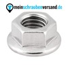 Flange Nuts with Locking Toothing M8 DIN 6923 Stainless Steel