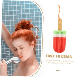 SEWOART 3pcs Sponges for Bathing Child Shower Puff Ice Cream Shower Pouf Shower Scrunchie Luffa Sponges Bath Flower Bath Body Sponge Shower Loofahs Balls Cute Toddler Bamboo Sponge Ball