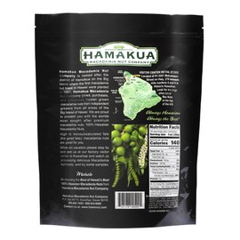 Hamakua Macadamia Nut Coffee Brittle - Sweet Candy Hawaiian Grown Macadamia Nuts and Kona Coffee Dessert - All Natural Dry Roasted Macadamias