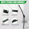 26"+18" Windshield Wipers Blades（pair for front）, OEM Quality Premium All-Seasons