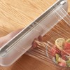 Plastic Wrap Cutter Dispenser Wall Mounted Adjustable Cling Film Cutter