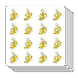 Banana Fruit Planner Stickers, 0.5in Monthly Scrapbooking Arts Calendars Crafting 208-Pack