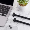 24 Pcs Hanging File Rail and Clip Set 16 Aluminum