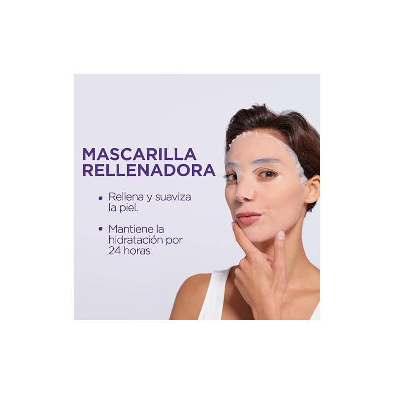 LOréal Paris Revitalift Mascarilla Rellenadora Ácido Hialurónico, 1 Pza