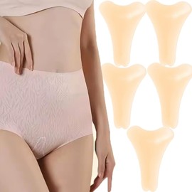 Shmian 5Pcs Camel Toe Concealer|Seamless Anti Camel Toe Cover for Woman,Suitable for Yoga Pants, Leggings & Swimsuits, Cover Feminine Lines, Invisible Self-adhesive Silicone Camel Toe Pads