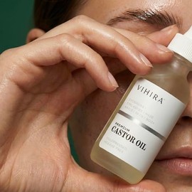 Aceite De Ricino Orgnico Premium(2 Onzas Lquidas) Prensado En Fro 100 Puro Extra Virgen Sin Hexano Aceite De Ricino Para El Crecimiento Del Cabello...