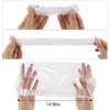 200PCS Disposable Shower Caps, Plastic Elastic Bath Cap Waterproof Hair